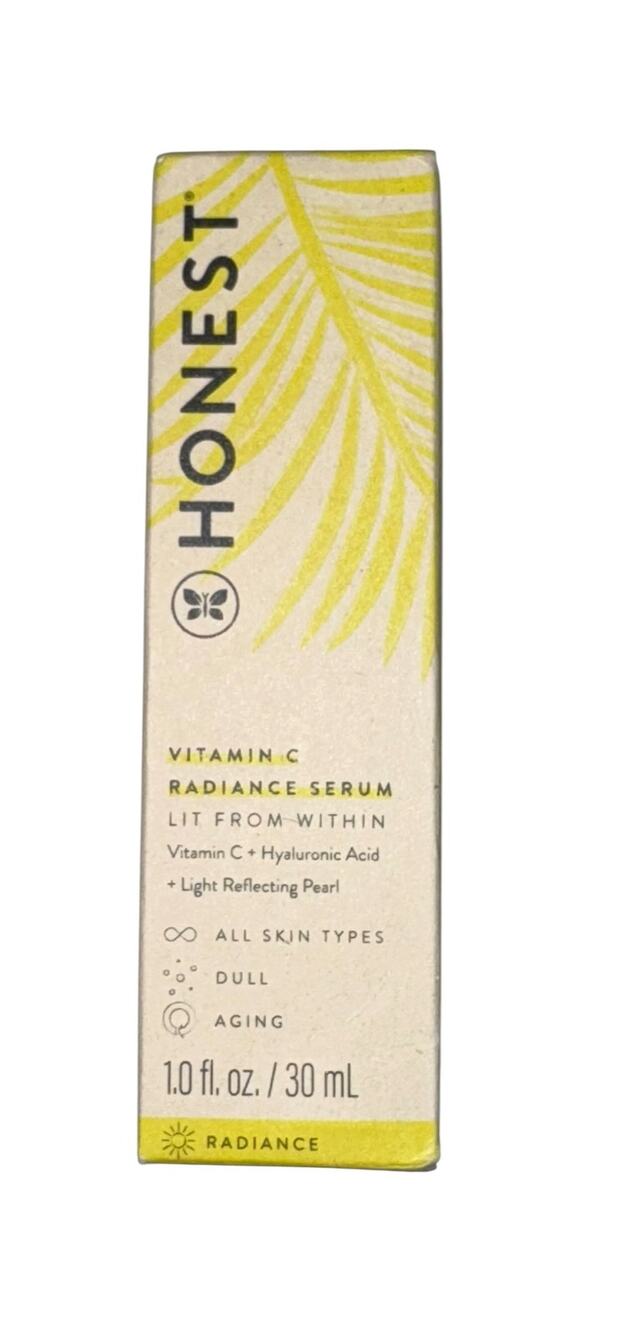 Honest Vitamin C Radiance Serum Hyaluronic Acid 30ml New All Skin Types Pearls